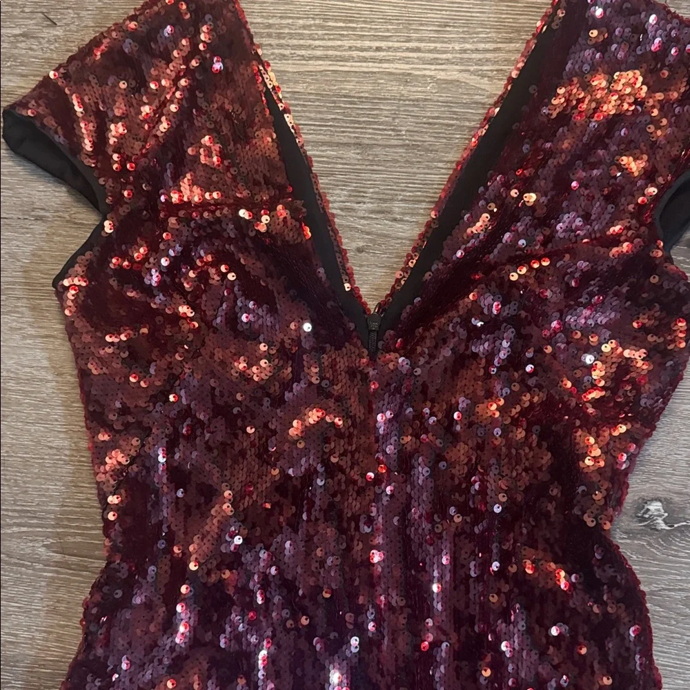 Dress the Population Sequin Midi Dress - Picture 3 of 6